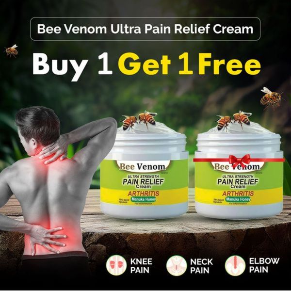 Joint & Muscle Relief | Bee Venom Pain Relief Cream 🔥 Buy 1 get 1 FREE