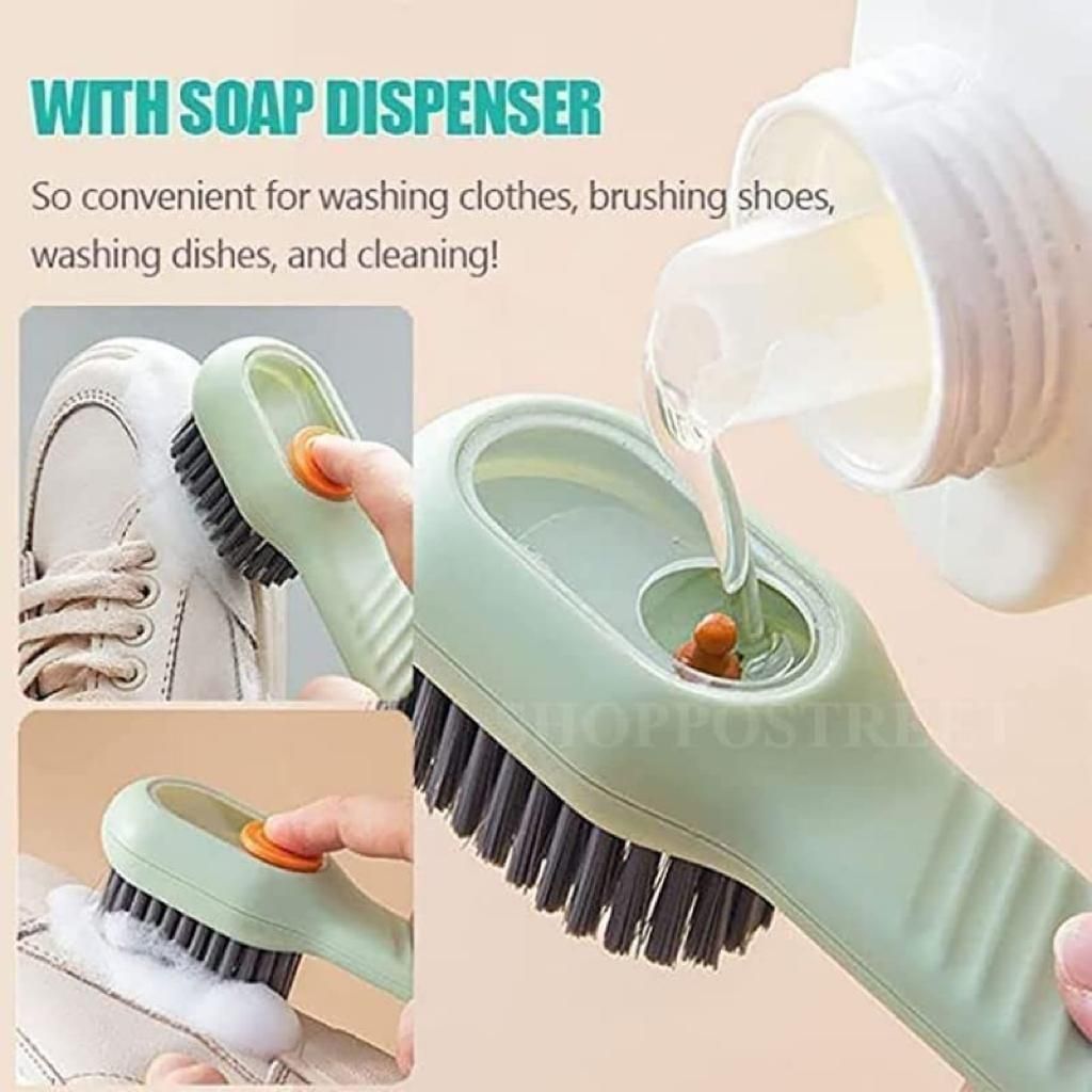 Effortless Stain Removal | Multi-Functional Scrubbing Brush